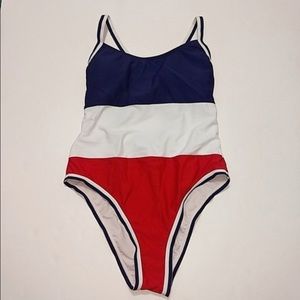Xhilaration Patriotic One Piece Swimsuit Medium